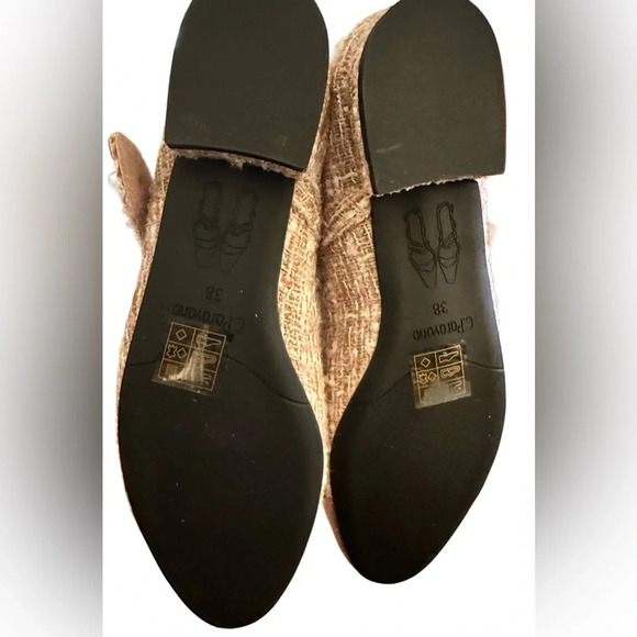 New C.Paravano Women's Flats Shoes Round Toe Ballet Flats with Strap - Picture 4 of 6